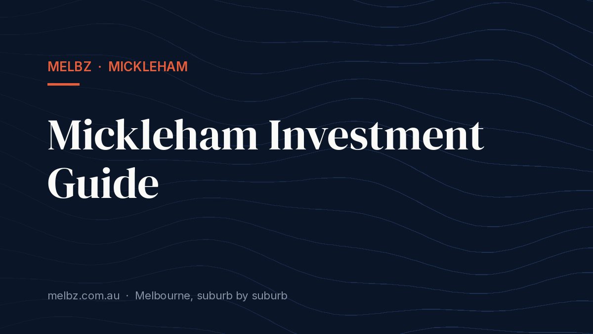 Title card: Mickleham Investment Guide