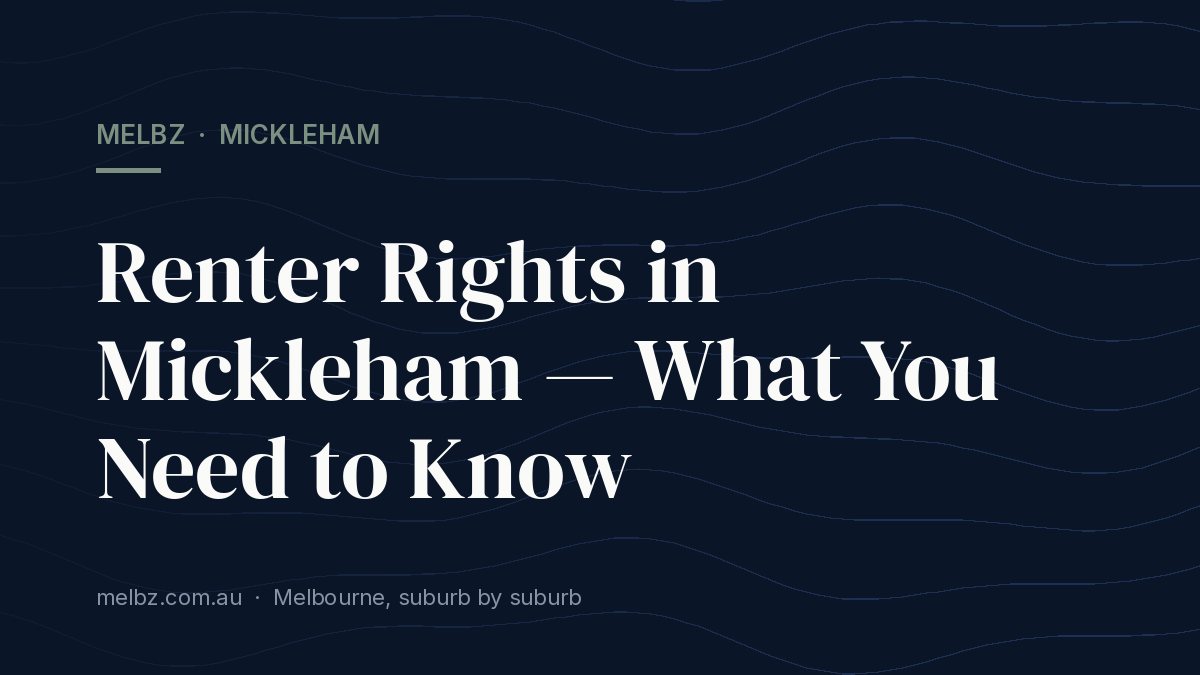 Title card: Renter Rights in Mickleham — What You Need to Know