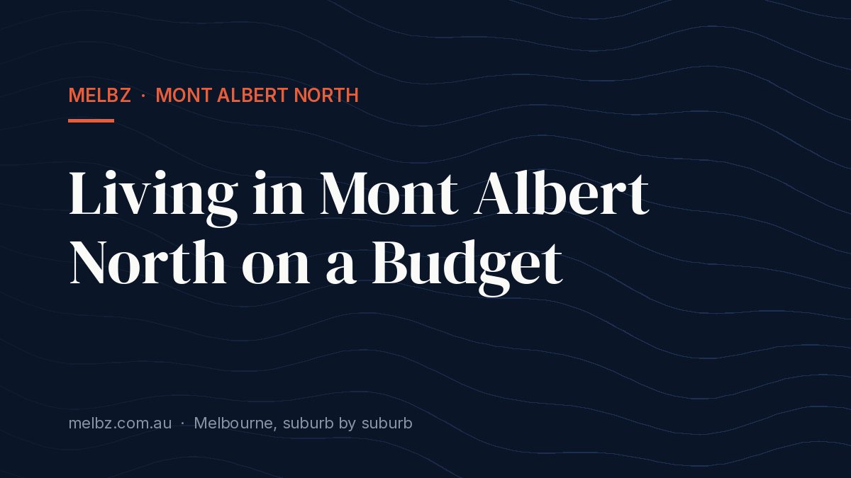Title card: Living in Mont Albert North on a Budget