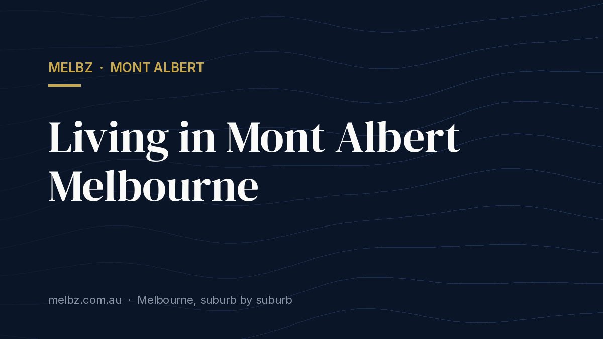 Title card: Living in Mont Albert Melbourne