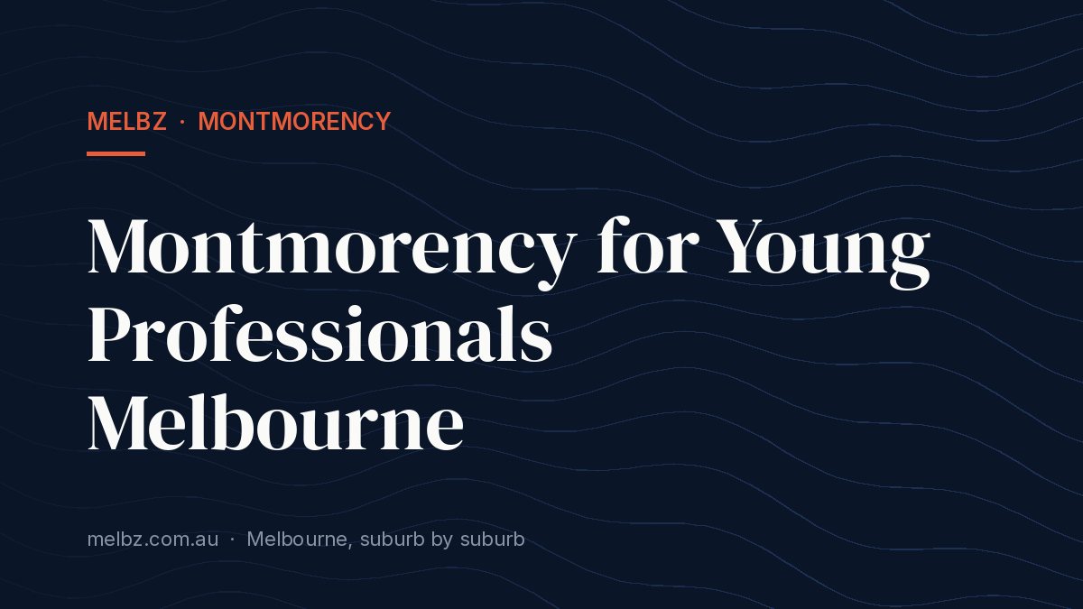 Title card: Montmorency for Young Professionals Melbourne
