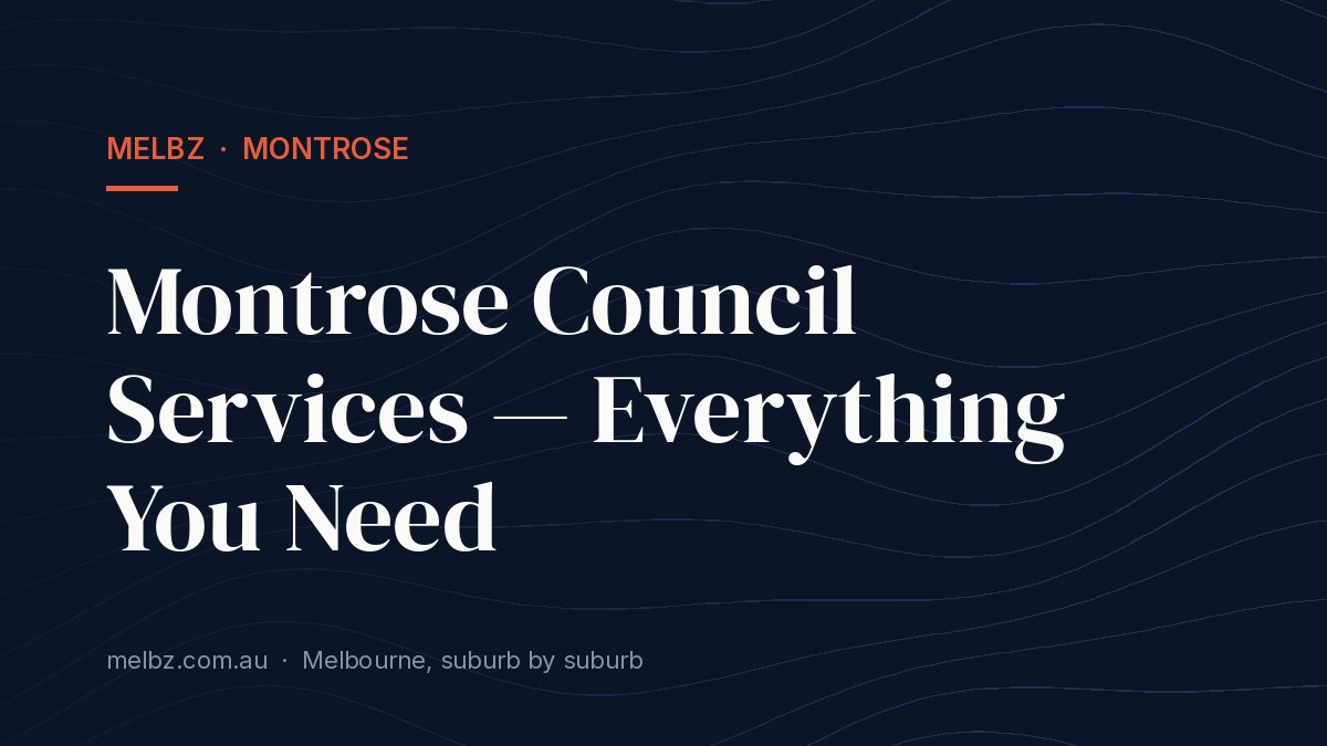 Title card: Montrose Council Services — Everything You Need