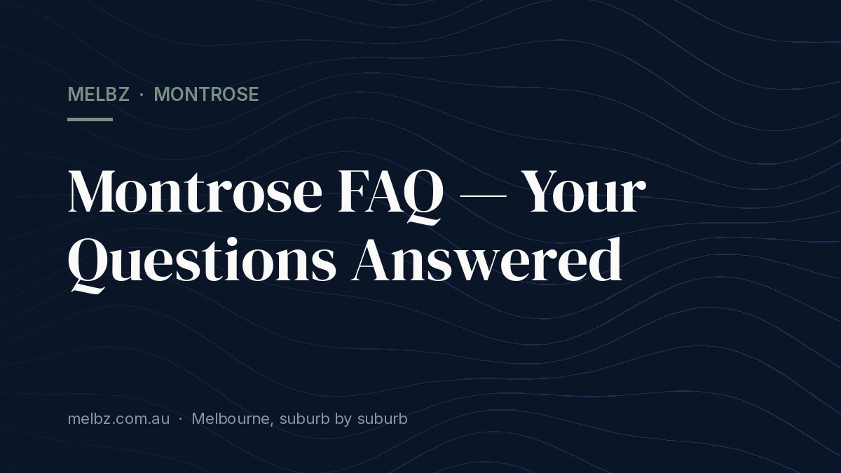 Title card: Montrose FAQ — Your Questions Answered