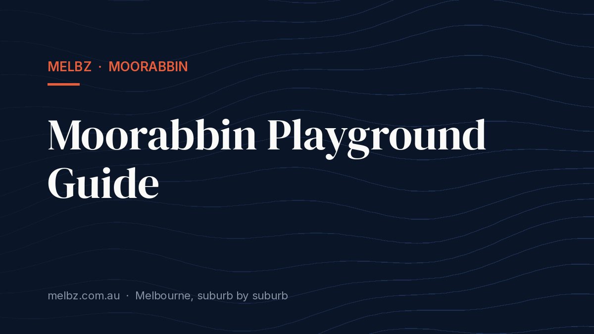 Title card: Moorabbin Playground Guide