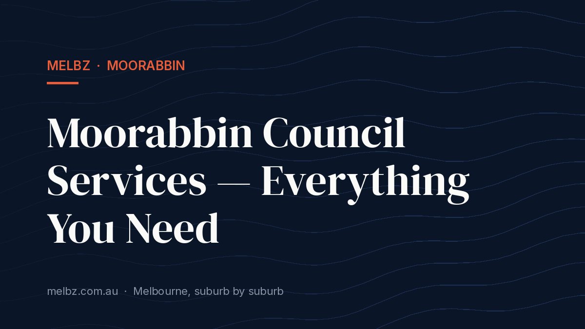 Title card: Moorabbin Council Services — Everything You Need