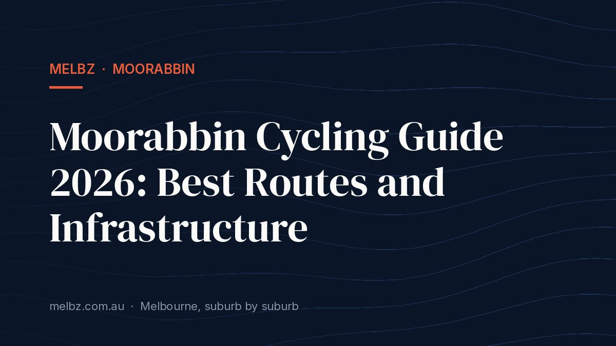 Title card: Moorabbin Cycling Guide 2026: Best Routes and Infrastructure