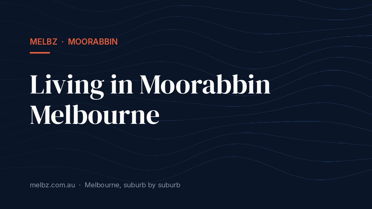 Title card: Living in Moorabbin Melbourne