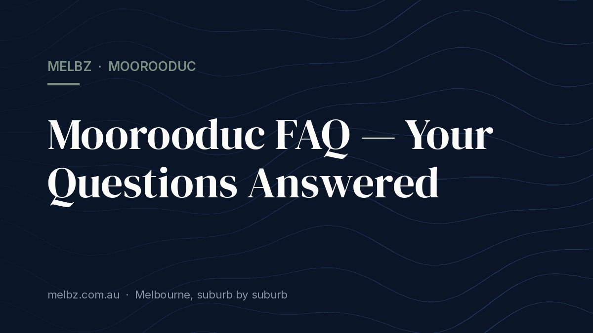 Moorooduc FAQ — Your Questions Answered