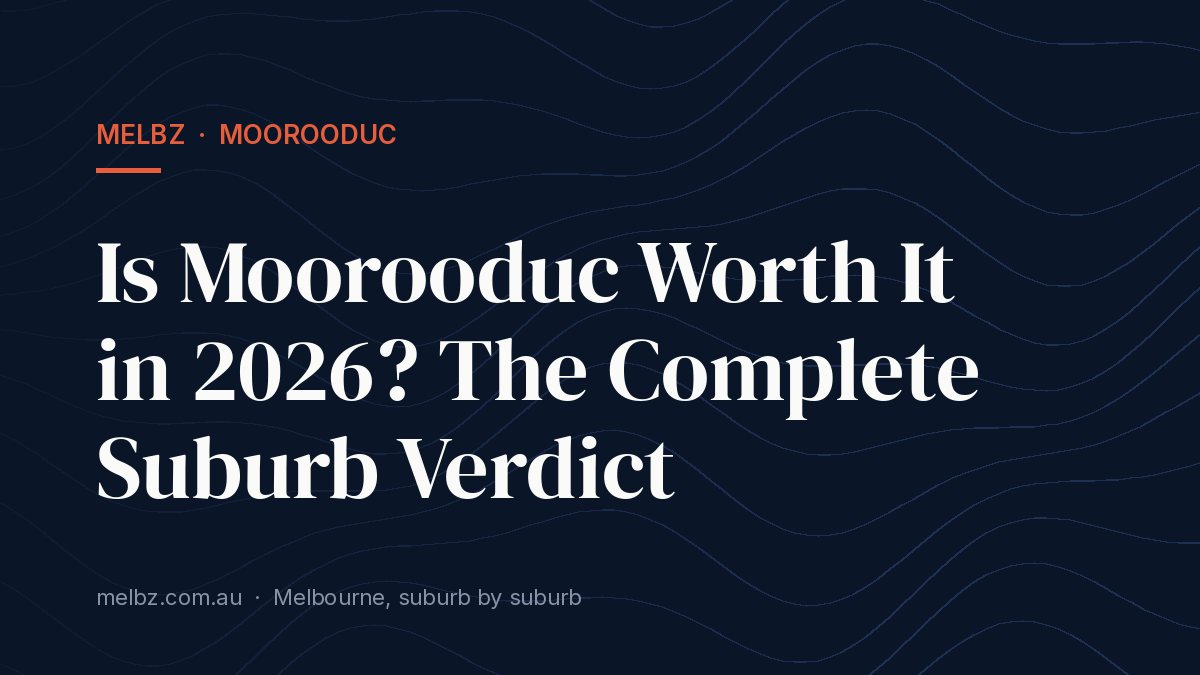 Title card: Is Moorooduc Worth It in 2026? The Complete Suburb Verdict