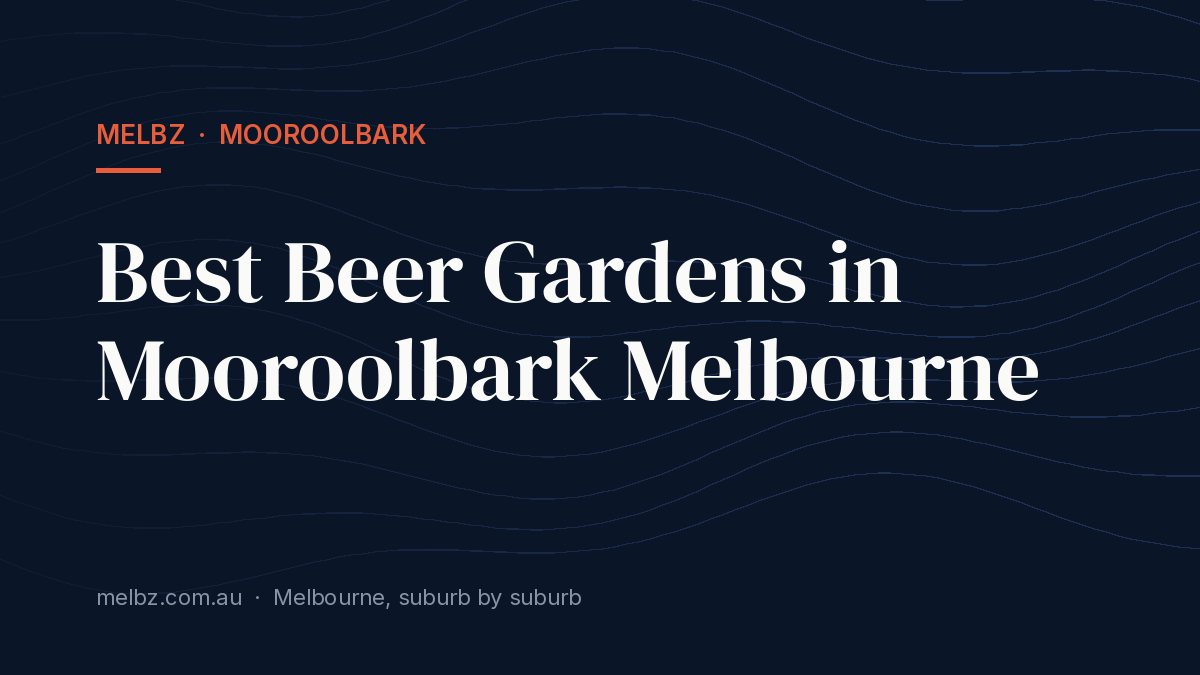 Title card: Best Beer Gardens in Mooroolbark Melbourne