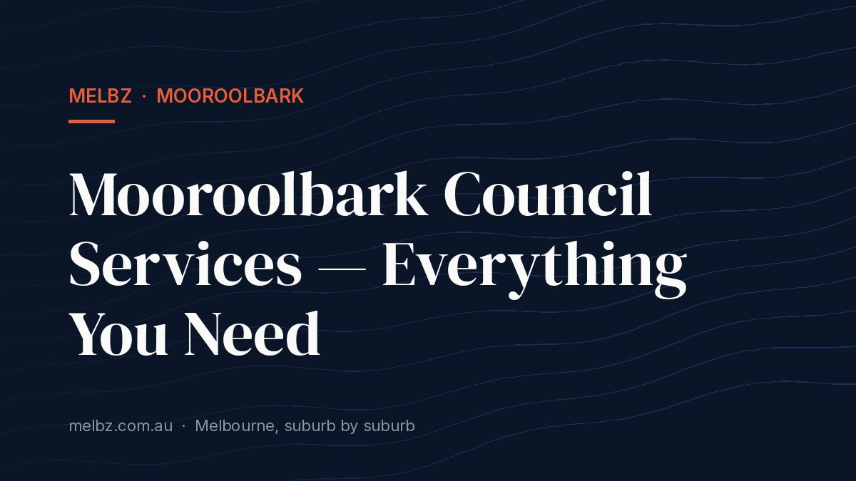 Title card: Mooroolbark Council Services — Everything You Need