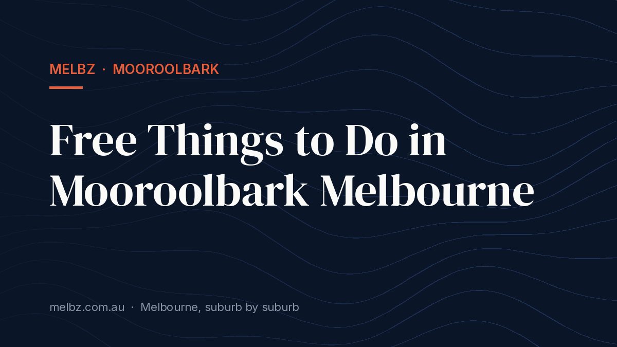Title card: Free Things to Do in Mooroolbark Melbourne