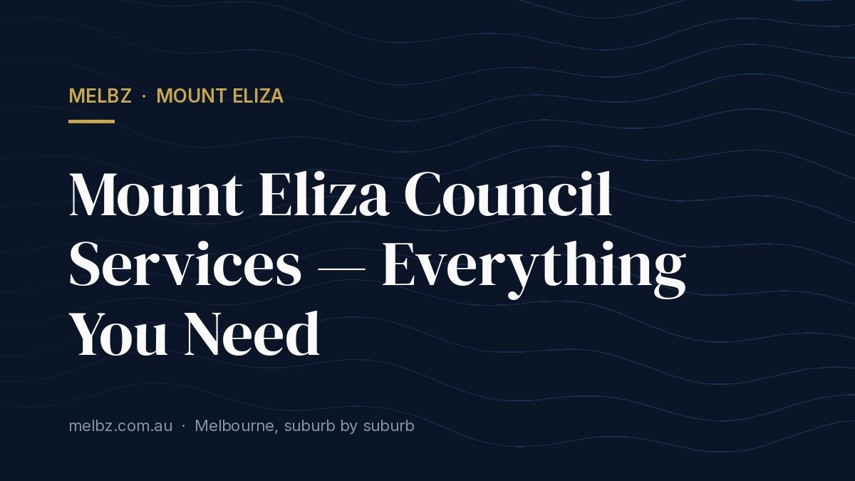 Title card: Mount Eliza Council Services — Everything You Need