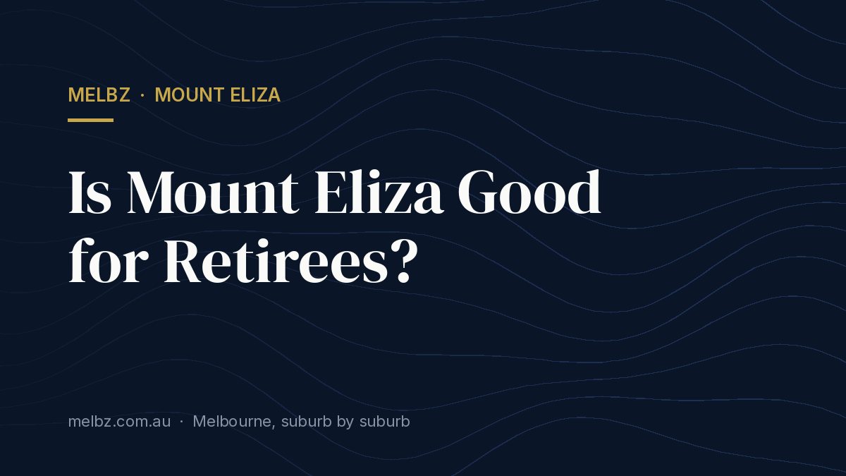 Title card: Is Mount Eliza Good for Retirees?