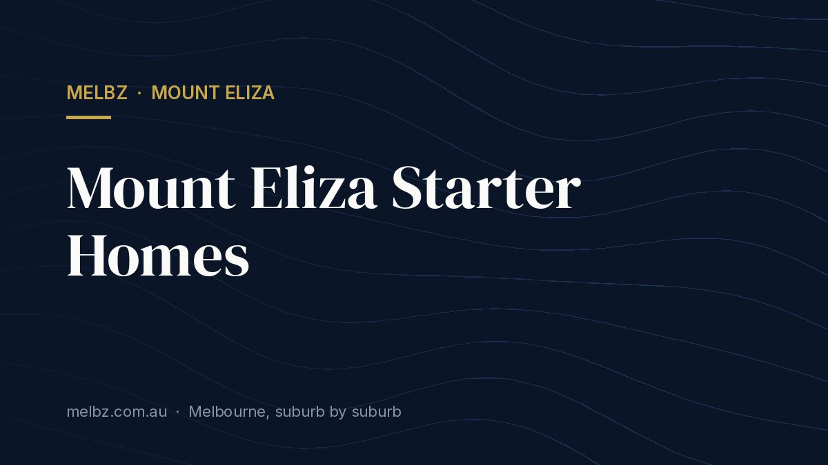 Title card: Mount Eliza Starter Homes