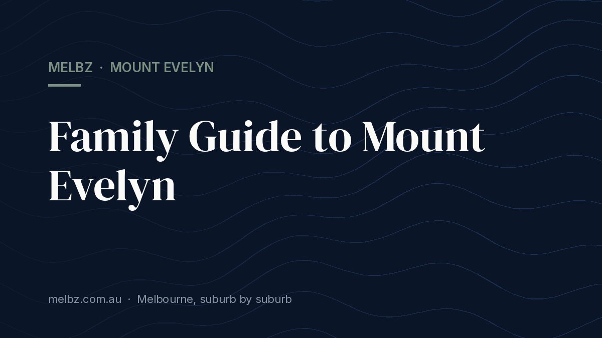 Title card: Family Guide to Mount Evelyn