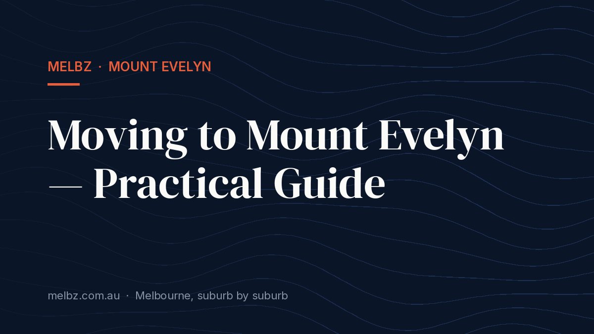 Title card: Moving to Mount Evelyn — Practical Guide