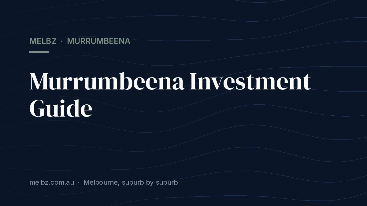 Title card: Murrumbeena Investment Guide