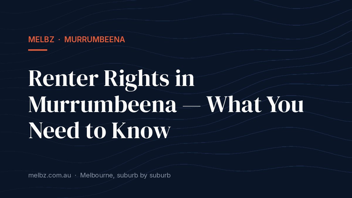 Title card: Renter Rights in Murrumbeena — What You Need to Know