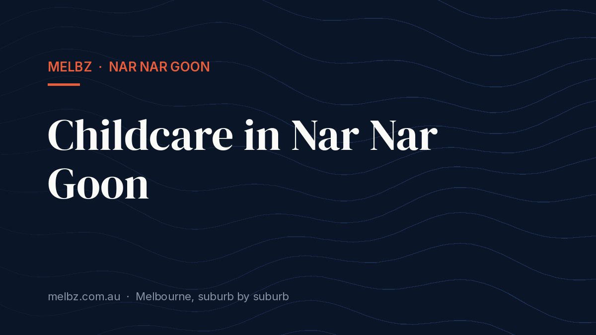 Title card: Childcare in Nar Nar Goon