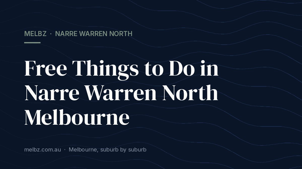 Title card: Free Things to Do in Narre Warren North Melbourne