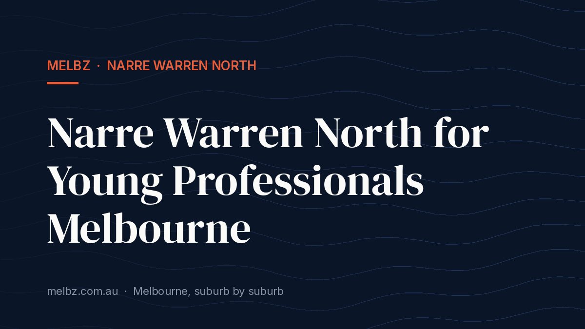 Title card: Narre Warren North for Young Professionals Melbourne