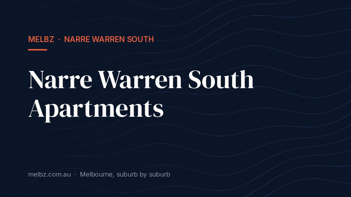 Title card: Narre Warren South Apartments