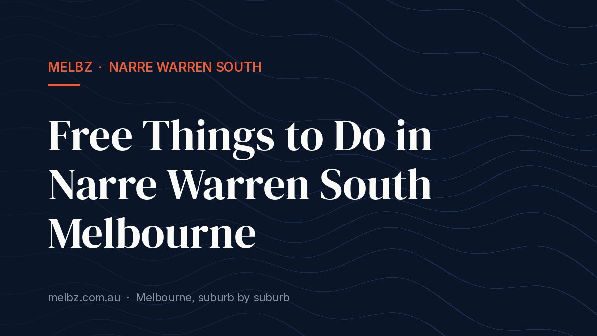 Title card: Free Things to Do in Narre Warren South Melbourne