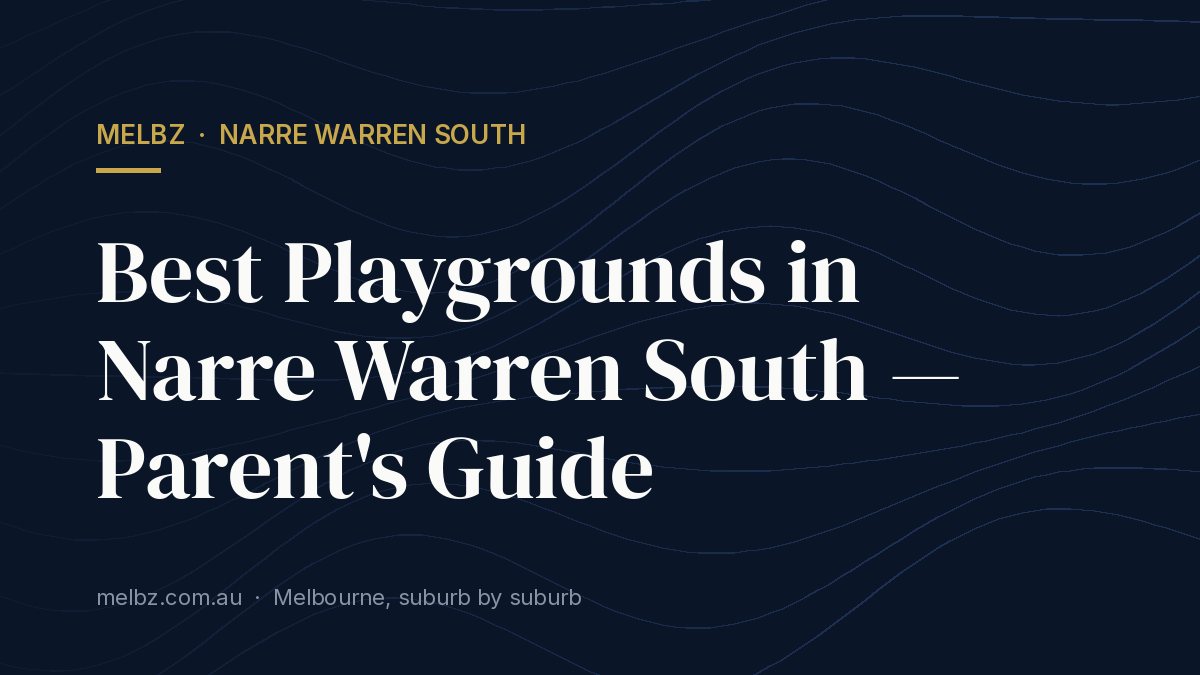 Title card: Best Playgrounds in Narre Warren South — Parent's Guide