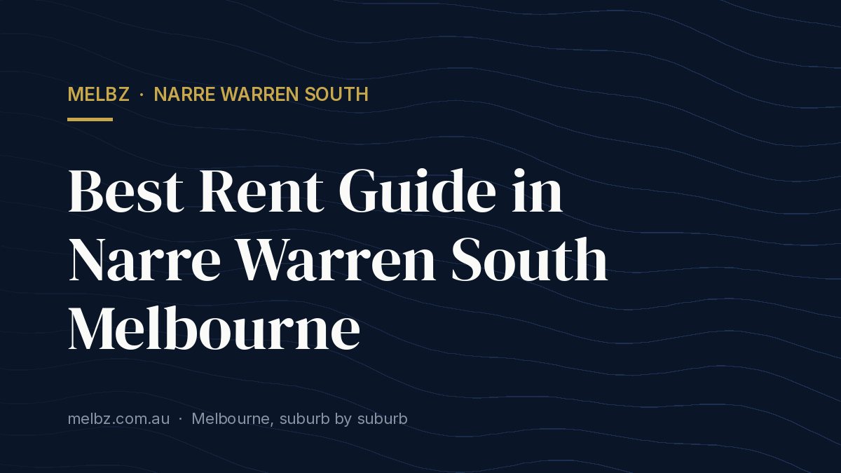 Title card: Best Rent Guide in Narre Warren South Melbourne