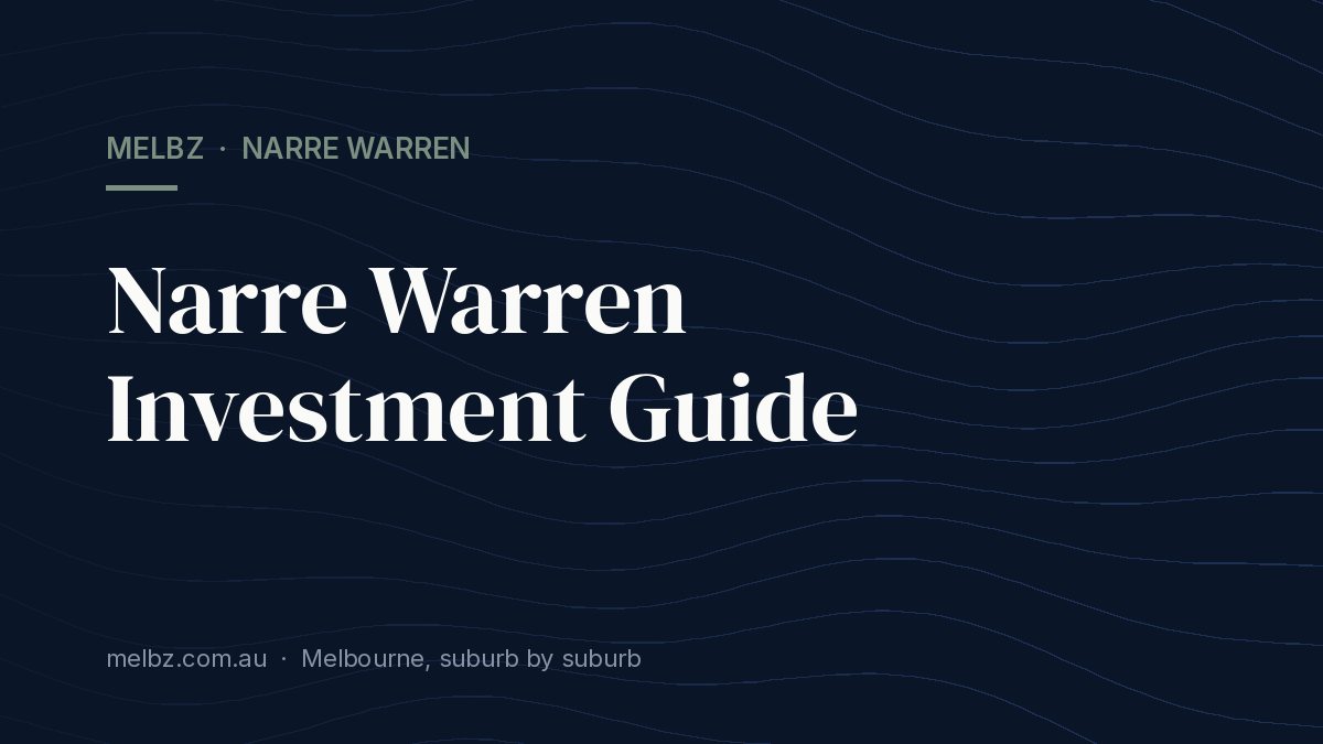 Title card: Narre Warren Investment Guide