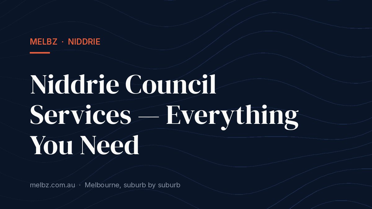 Title card: Niddrie Council Services — Everything You Need