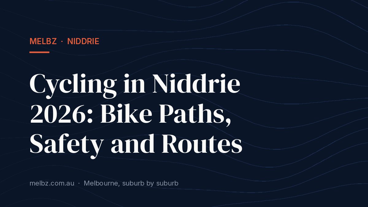 Title card: Cycling in Niddrie 2026: Bike Paths, Safety and Routes