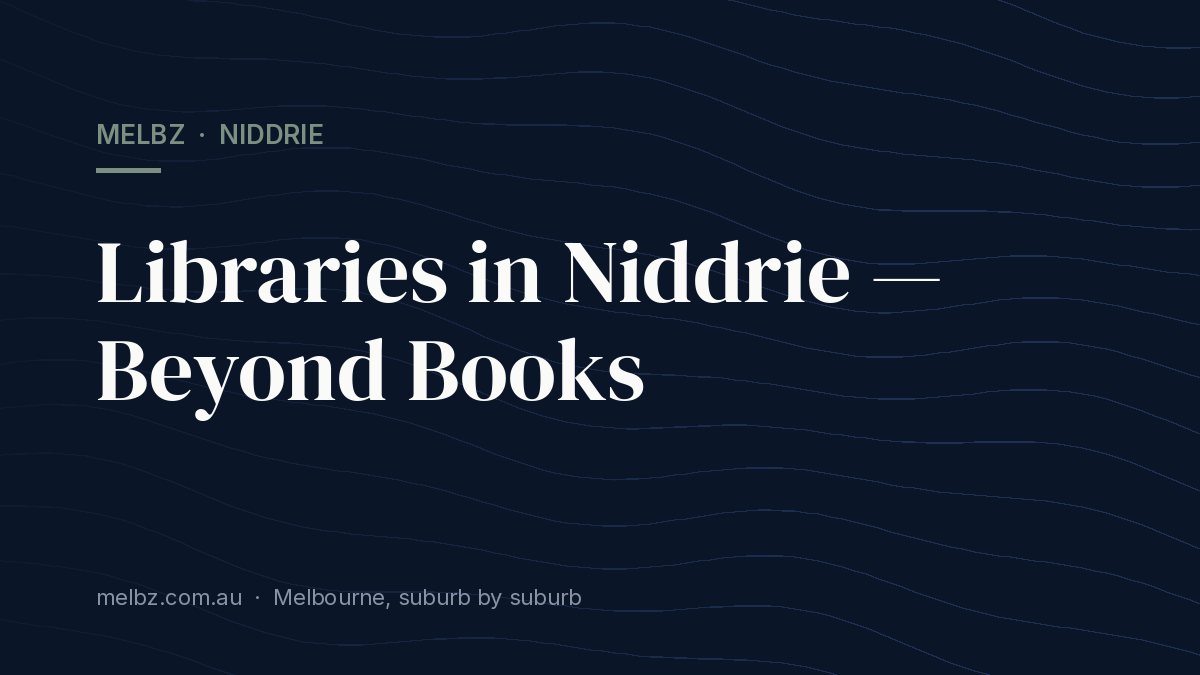 Title card: Libraries in Niddrie — Beyond Books