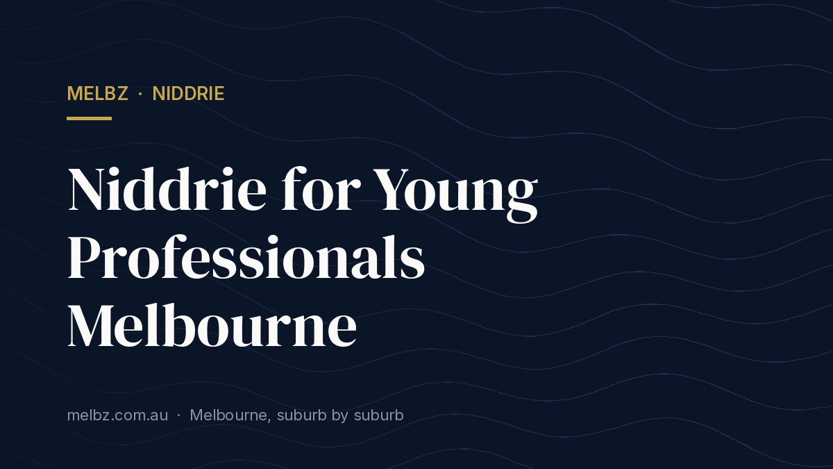 Title card: Niddrie for Young Professionals Melbourne
