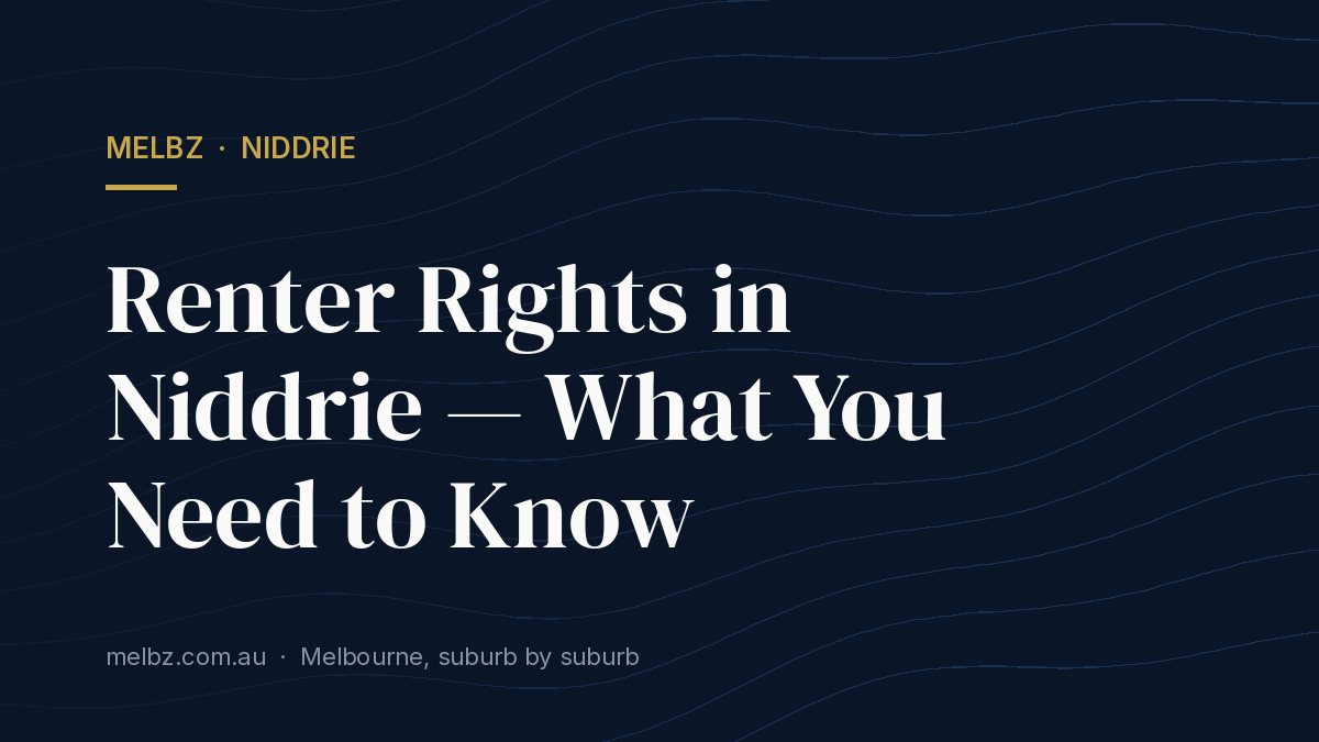 Title card: Renter Rights in Niddrie — What You Need to Know