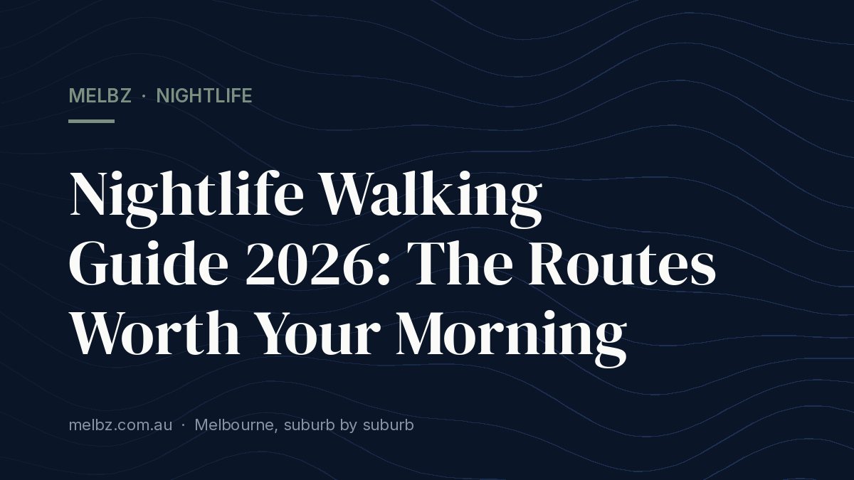 Title card: Nightlife Walking Guide 2026: The Routes Worth Your Morning