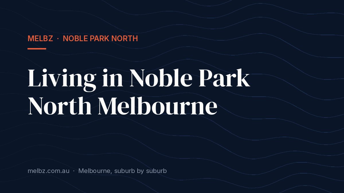 Title card: Living in Noble Park North Melbourne