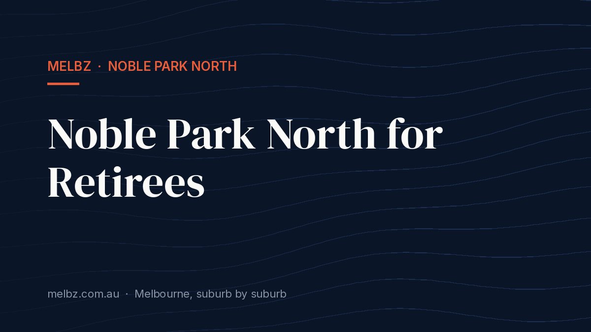 Title card: Noble Park North for Retirees