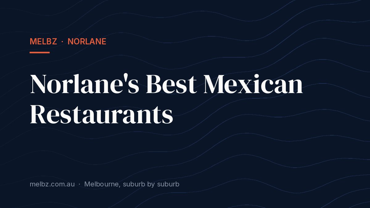 Title card: Norlane's Best Mexican Restaurants