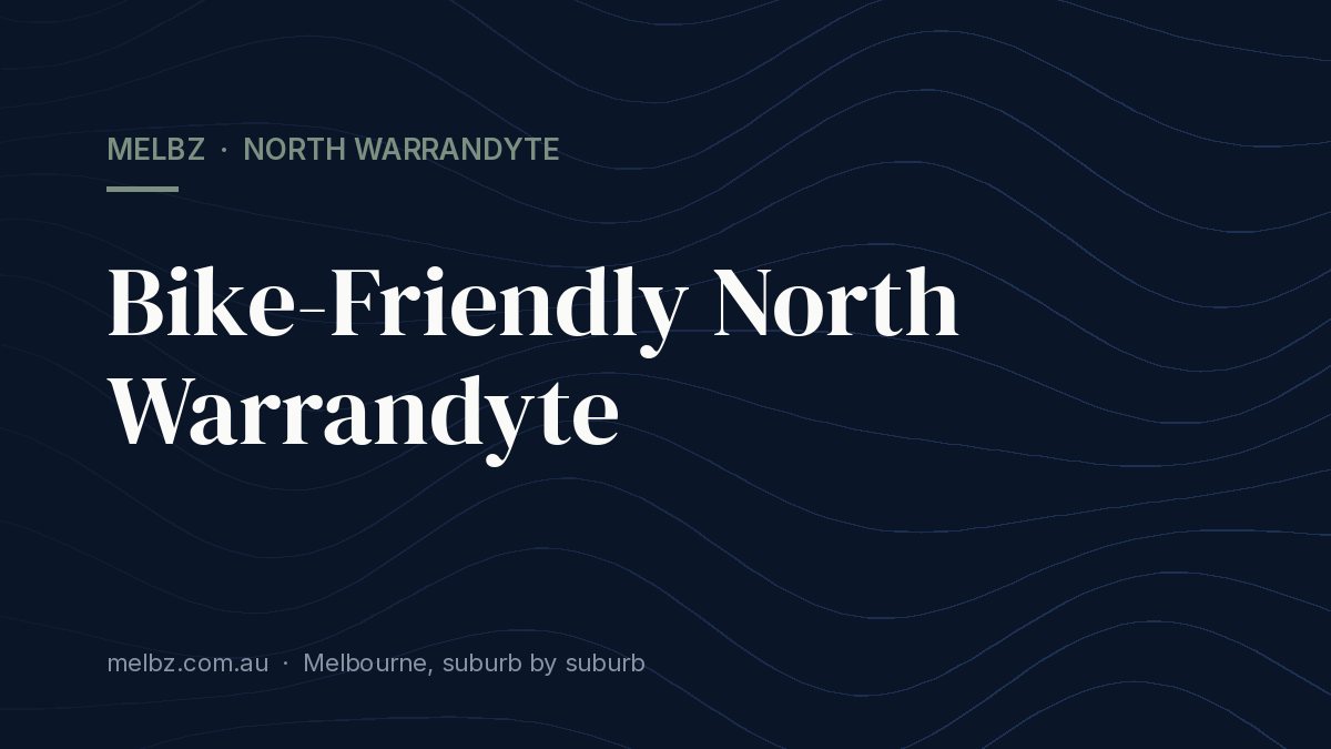Title card: Bike-Friendly North Warrandyte