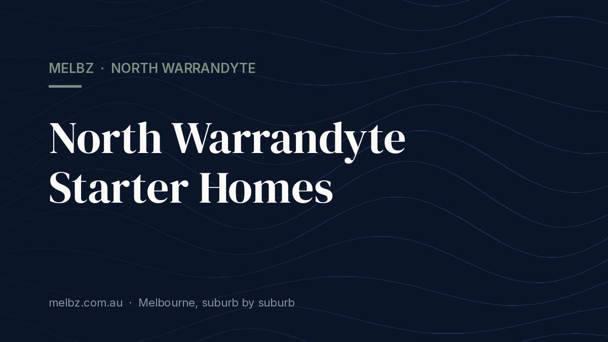 Title card: North Warrandyte Starter Homes