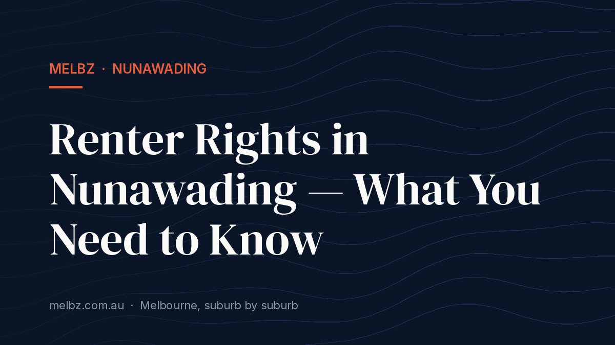 Title card: Renter Rights in Nunawading — What You Need to Know