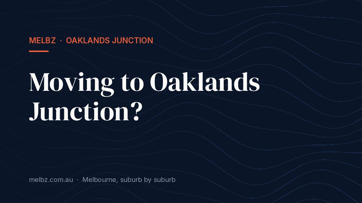 Title card: Moving to Oaklands Junction?