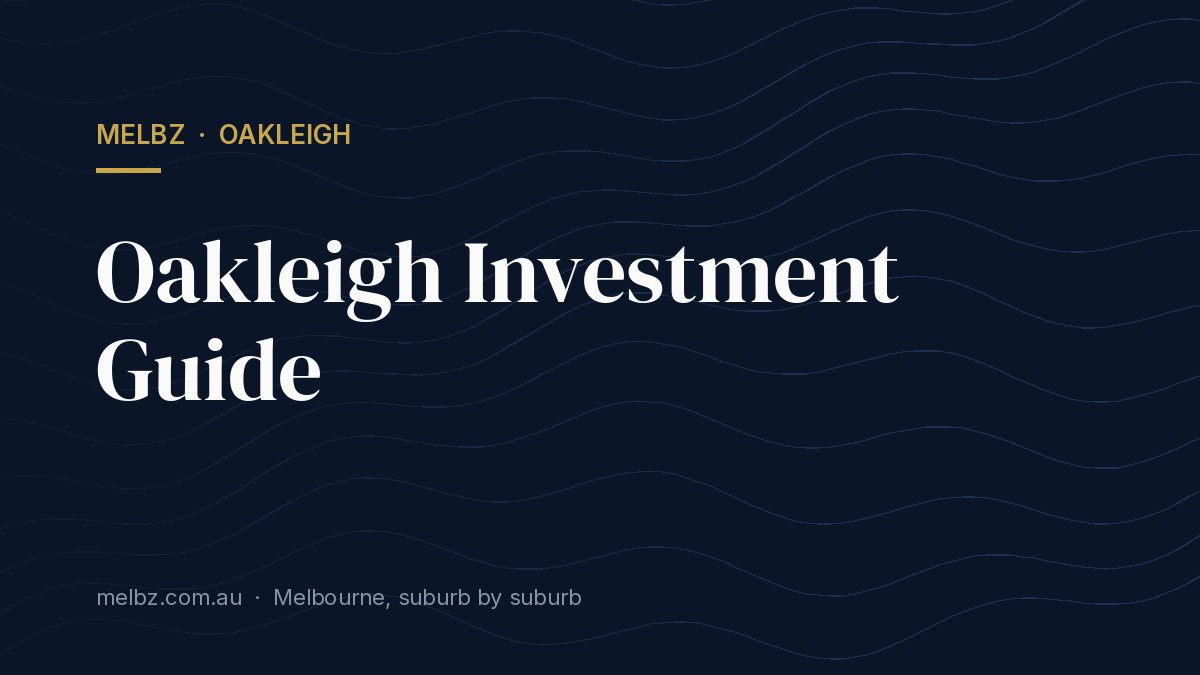 Title card: Oakleigh Investment Guide