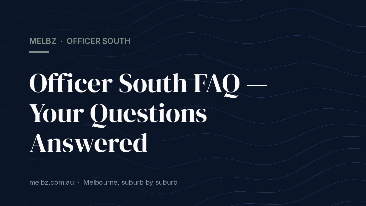 Title card: Officer South FAQ — Your Questions Answered