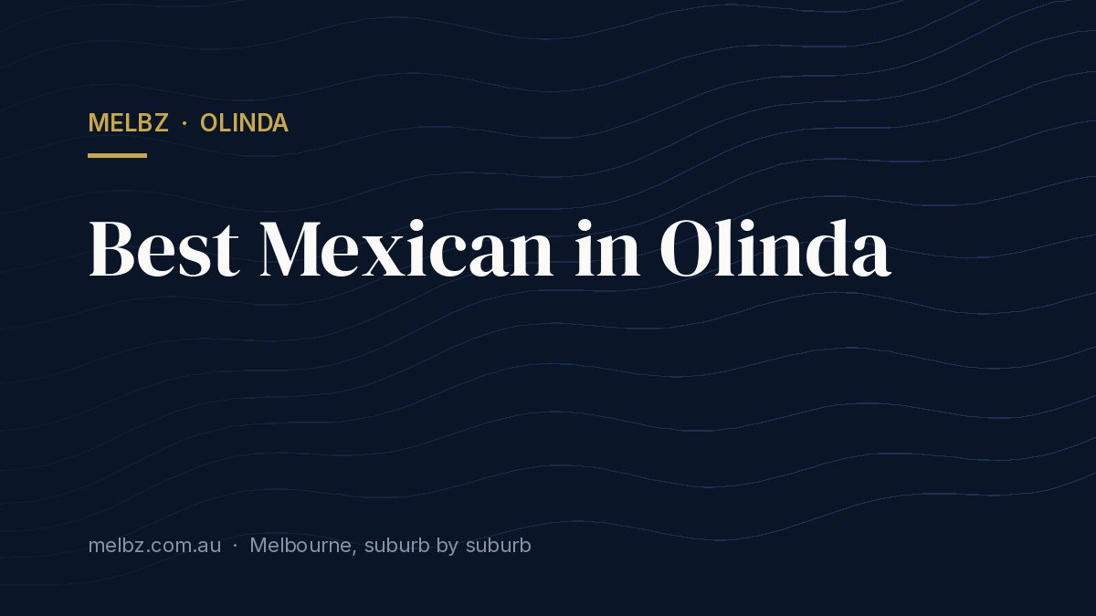 Title card: Best Mexican in Olinda