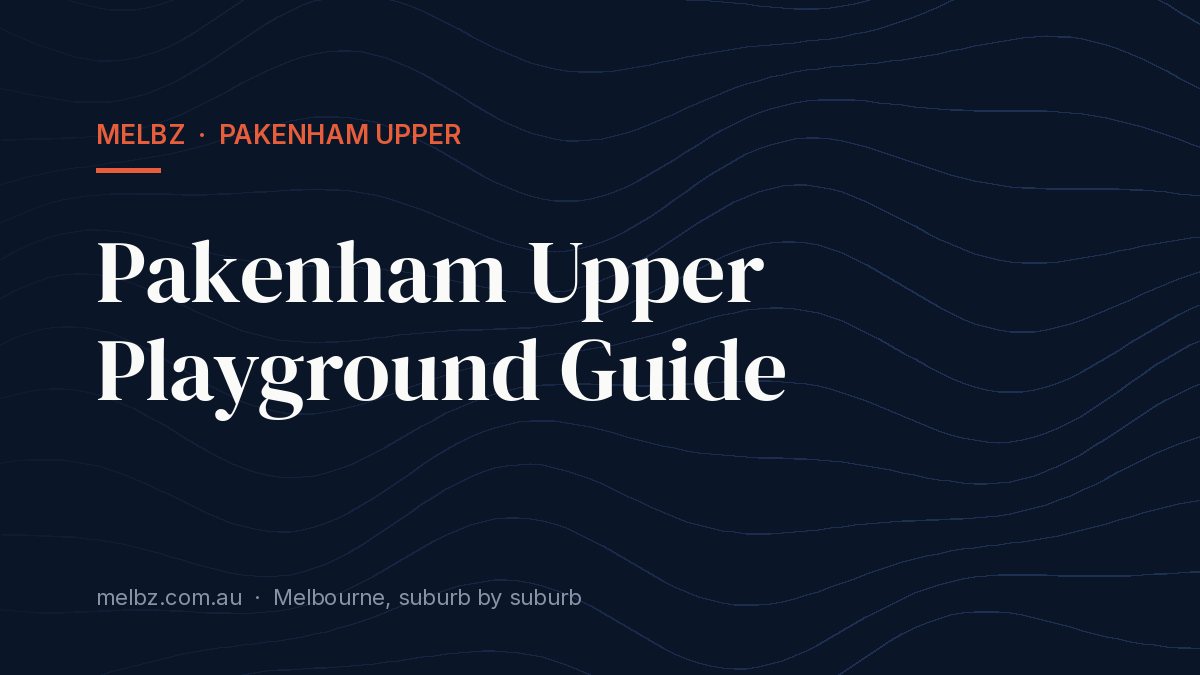 Title card: Pakenham Upper Playground Guide