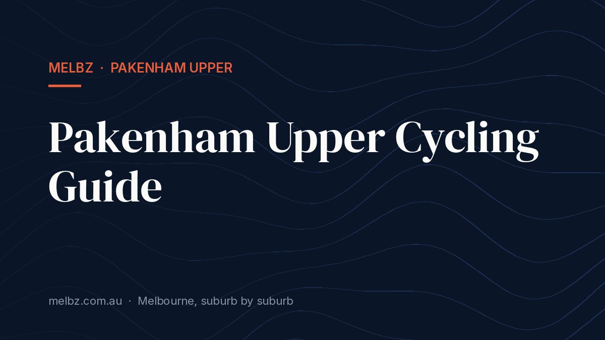 Title card: Pakenham Upper Cycling Guide
