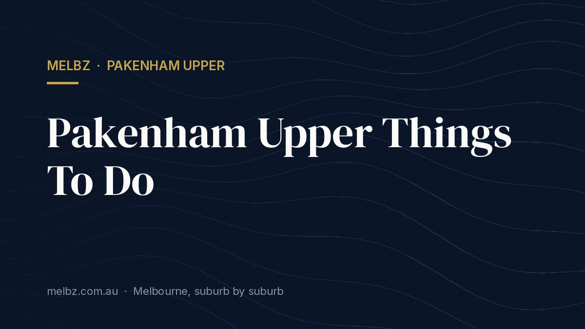 Pakenham Upper Cafes 2026: 10 Spots Locals Actually Use